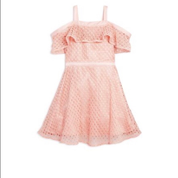 bardot junior pink dress